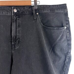 Madewell Curvy Perfect Vintage Jean Women 28W Black High Rise Tapered NC092